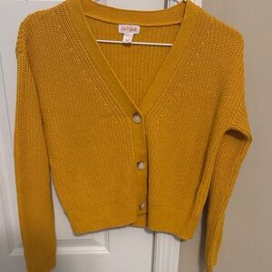 Cat & Jack Golden Cardigan Sweater